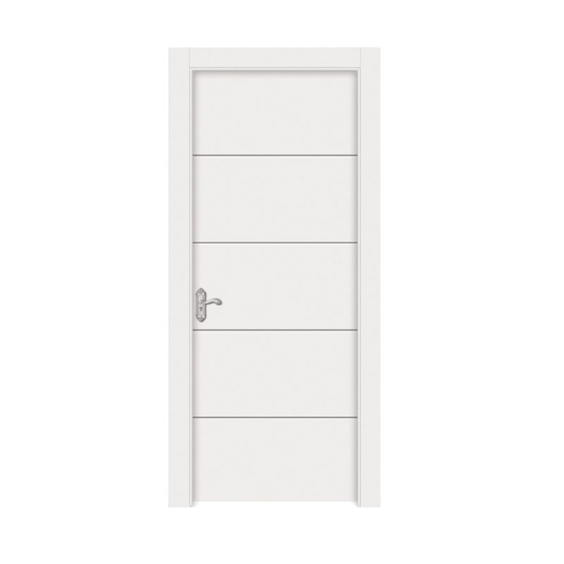 Yingkang E0 standard qualified Swing Single leaf interior PVC door paint wpc door for Villa with cheap price