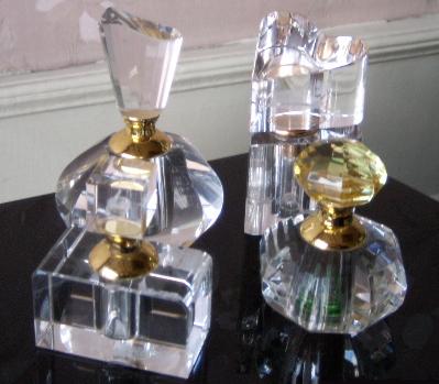 Crystal Crafts--Perfume Bottles