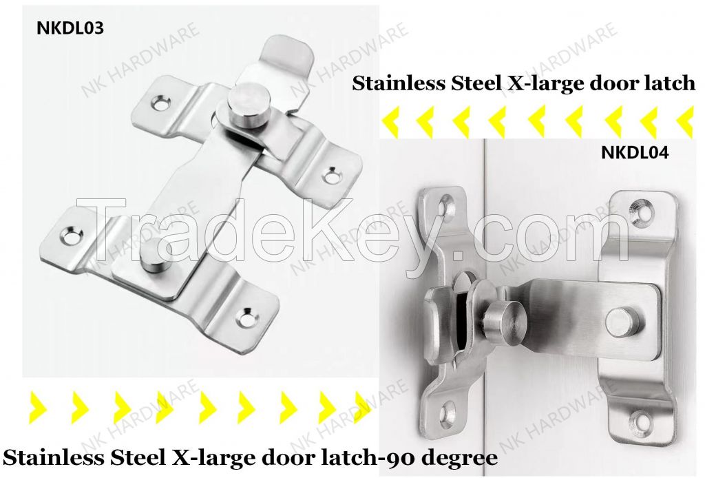 Thickened Stainless Steel bolt door latch security door latch SUS-201 SUS-304