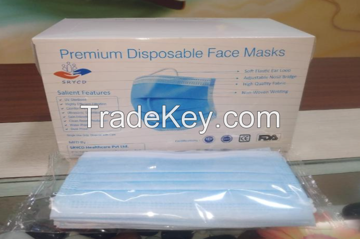 2 and 3 Ply non surgical mask