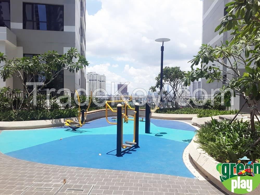 Fitness playground equipment