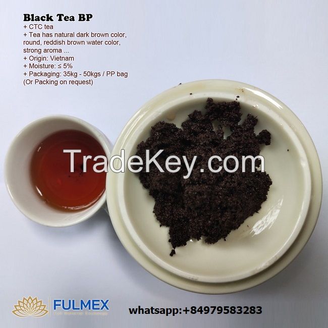 Vietnam black tea is the leading CTC BP