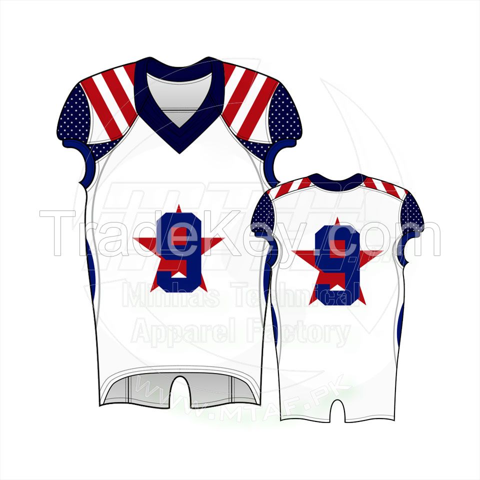 Sublimated American Football Uniform