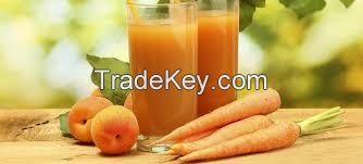 Highly premium natural carrot peach apple juice