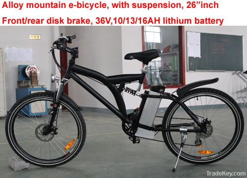Electric bicycles, alloy, mountain (E-TDF038)