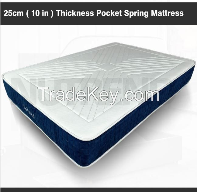 Memory foam pocket spring/latex Mattress