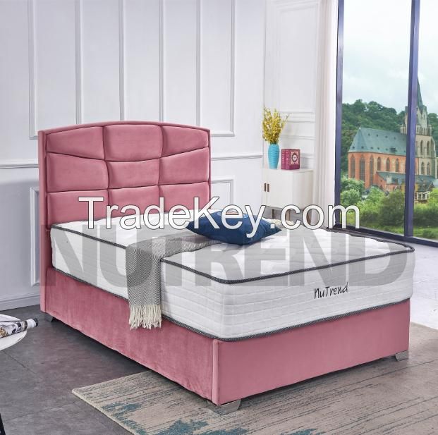 gaslift full storage underneath uphostery OS Bed Pink