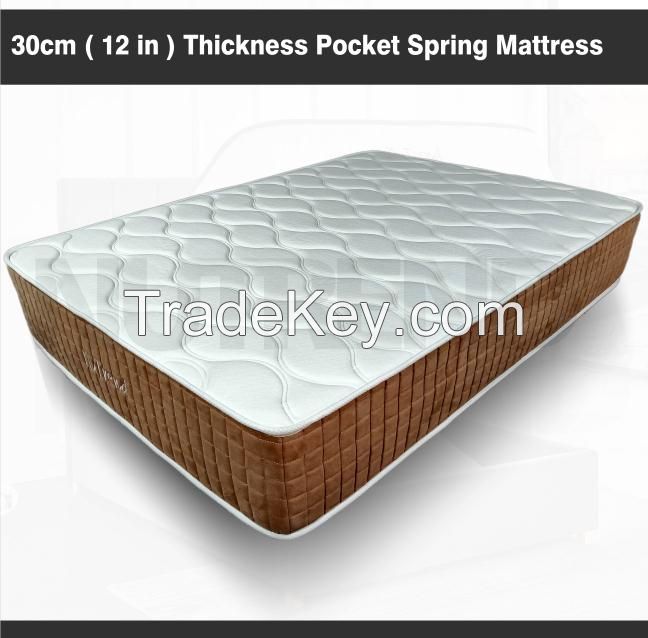 Memory foam pocket spring/latex Mattress