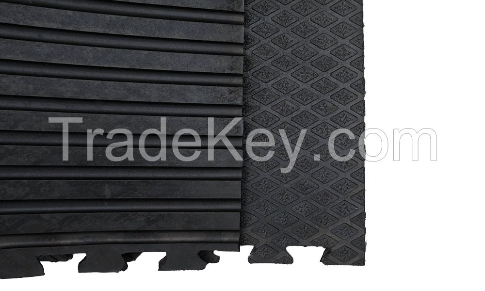 Vulcanized Interlocked Rubber Stable mats