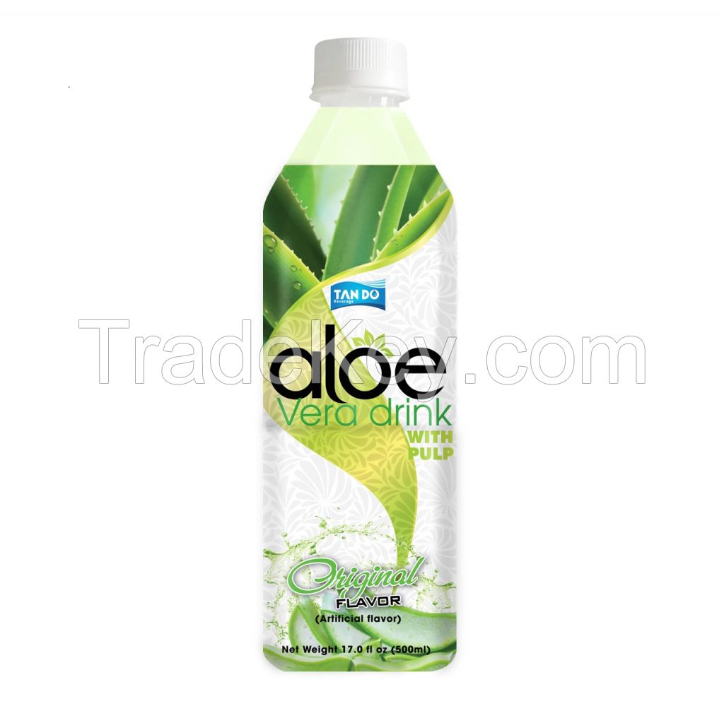 Aloe Vera Drink with Pulp in PET bottle 0.5L