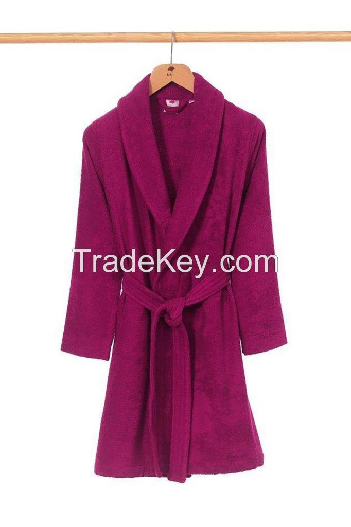 Turkish %100 Cotton Fabric Woven Super Soft Bathrobes