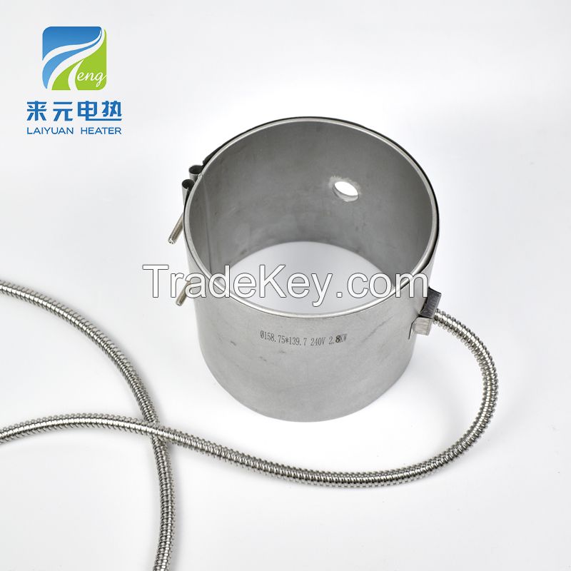 Mica Band Heater Stainless Steel Ac240V Electric Heating Element 2800W Band Heater For Electrical Cabinet 