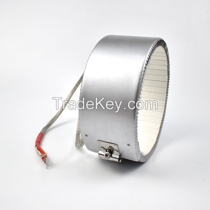 169Mm Id Ceramic Band Heater 380V 1.2Kw Stainless Steel Injected Mould Heating Element For Electronic Equipment