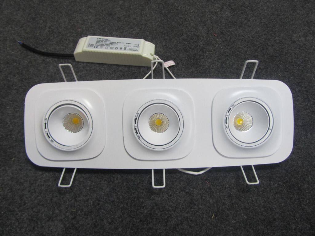 COB LED Down Light 15W 3 heads Elegant A series