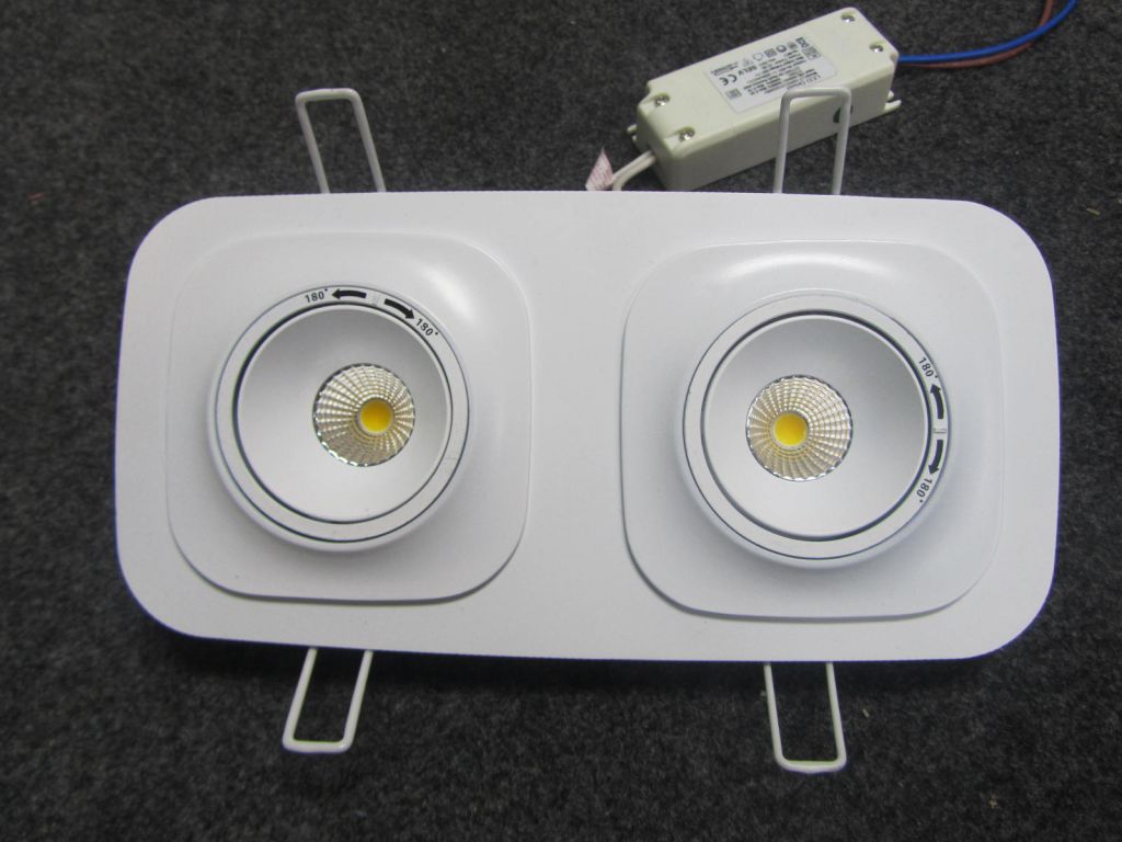 COB LED Down Light 15W 2 heads Elegant A series