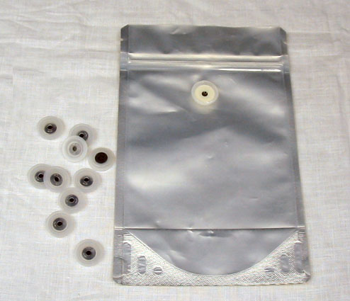 Foil Laminated Standup coffe pouch With One-Way Degassing Valve