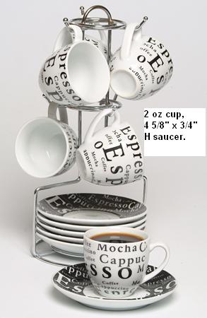 Coffee Mug & Saucer