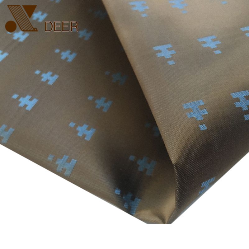 100% Poly Two Tone Satin Dobby Suit Lining