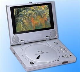 Portable DVD player with 7-inch LCD Monitor