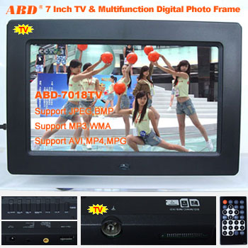 7 Inch TV and MultiFunction Digital Photo Frame ( ABD-7018TV )