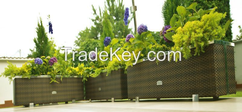 Polyrattan Planters