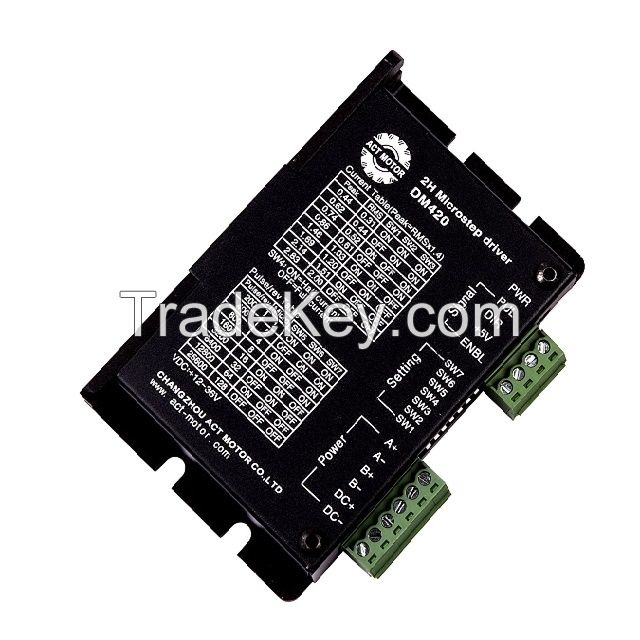 Two-Phase, Four-Phase Hybrid Stepper Motor Driver DM420