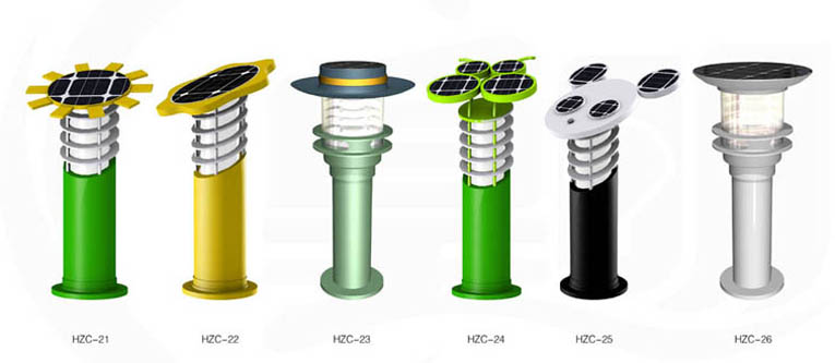 solar lawn lamps