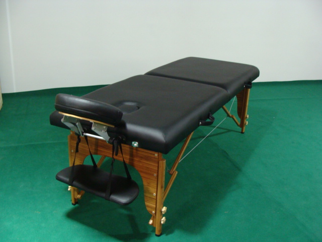 2 Sections Bamboo Massage Table