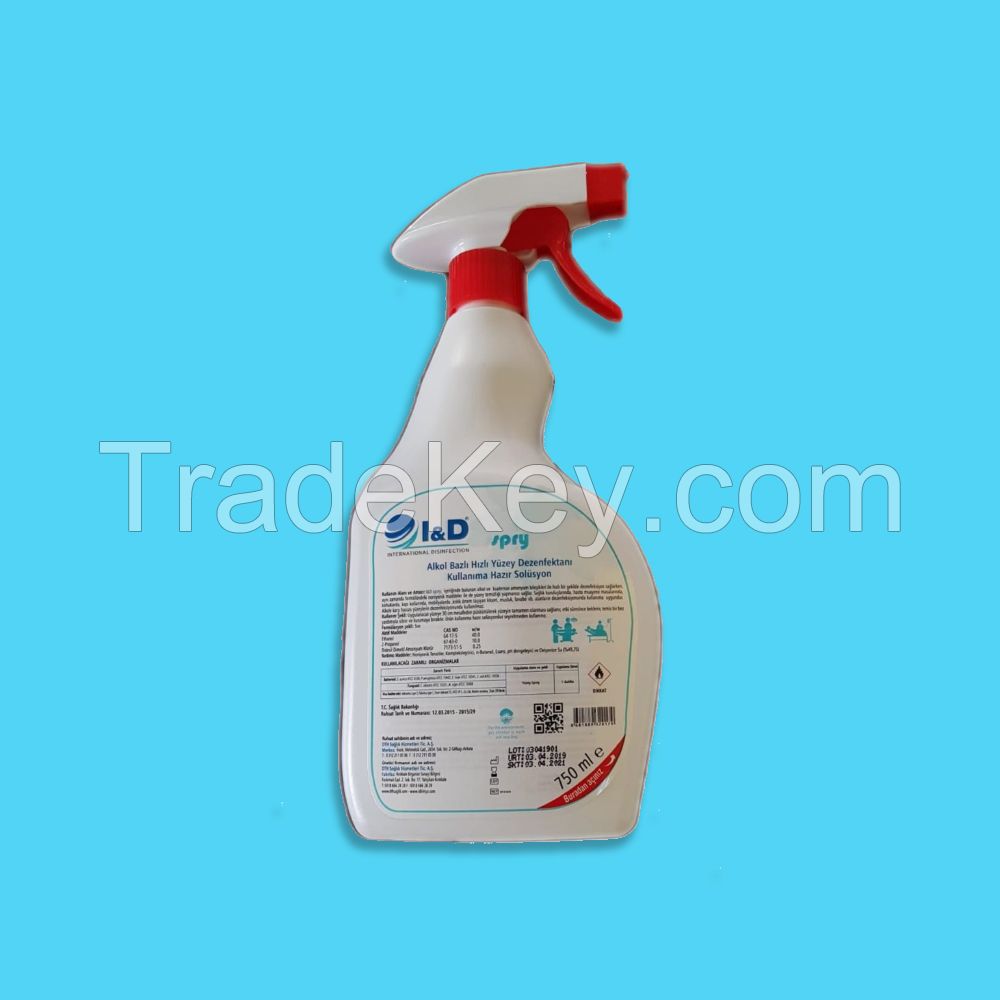 750 ml I&D spry NEST, surface disinfectant, sanitizer