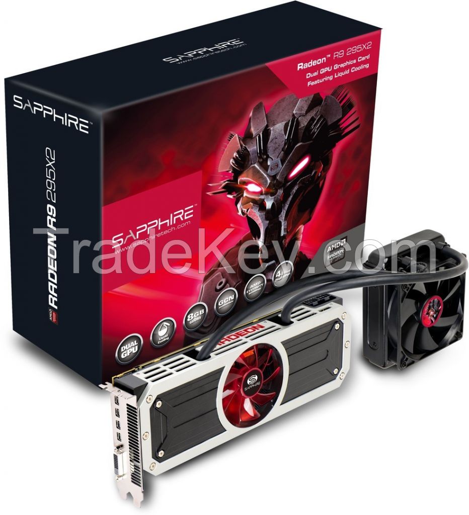 Sapphire Radeon R9 295X2 8GB GDDR5 1024-bit PCI Express 3.0 DVI/ 4x mini-DisplayPort Video Graphics Card