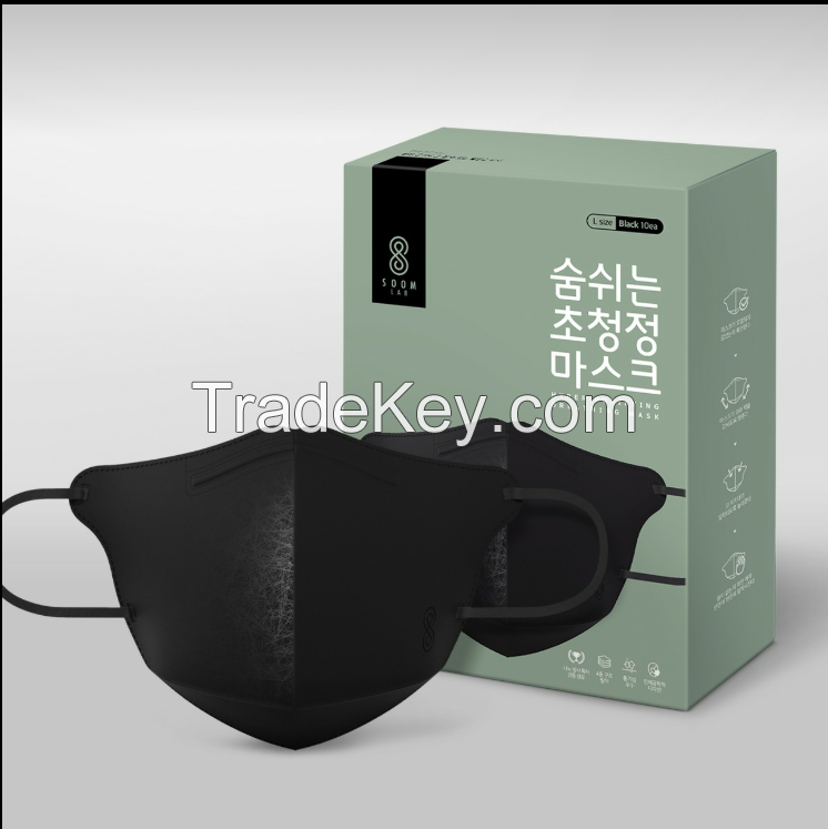 Soomlab mask(Hyper Purifying Breathing) Black