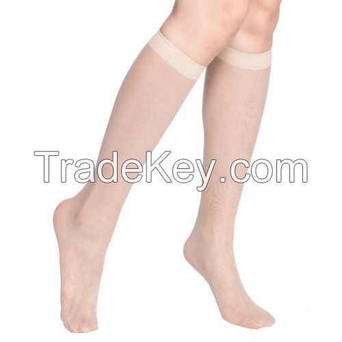 [DeParee] Ultra Sheer Monofilament Knee Highs, 15D