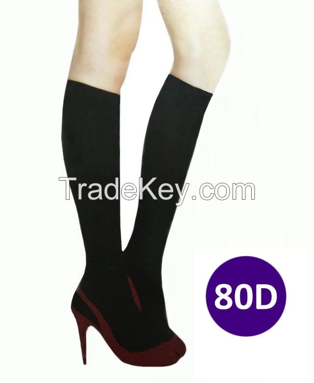 [DeParee] 80D Microfiber Knee High Stocking