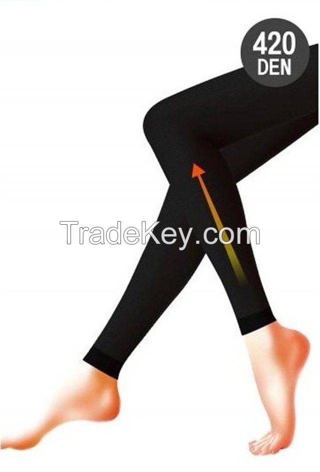 [DeParee] Healthy Compression Footless Tights 420D