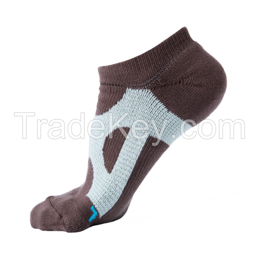 [DeParee] X Shape Arch Support Sporty No Show Socks-L