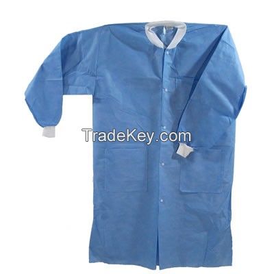 Non Woven Disposable Lab Coat Surgical Lab Coat