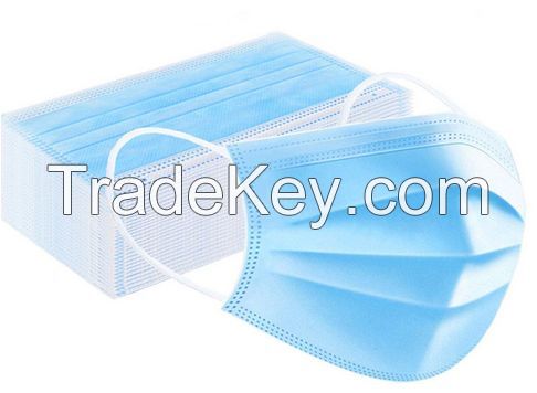 High Quality Non Woven Disposable Surgical Face Mask and 3 Ply medical mask