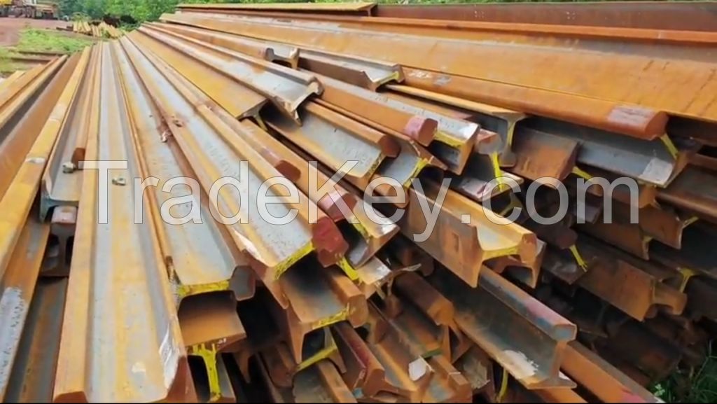 Used Rail HMS1&2 export quality Melting Rail Scrap Oem Steel Iron Scrap for sale used rails steel