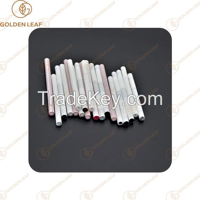 Fashion Non-Toxic Food Grade Dual Filter Rods Recessed Filter Rods Tobacco Packaging Materials