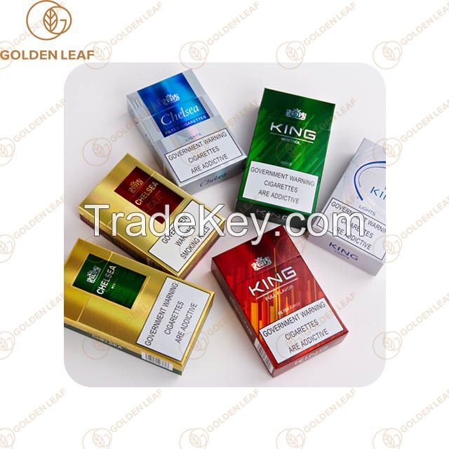 Hot Sales High Quality Custom Multiple Styles Anti-Counterfeiting Shaped Rigid Paperboard Pack Paper Customized Tobacco Cardboard for Tobacco Packaging