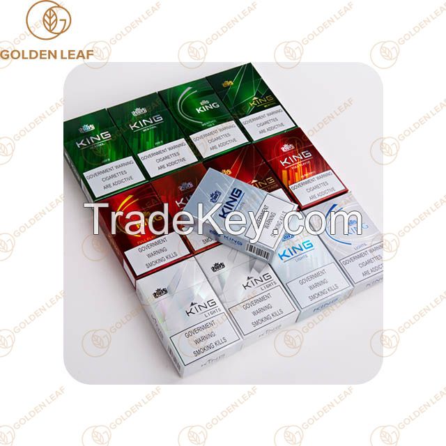 High Quality Multiple Styles Anti-Counterfeiting Shaped Rigid Paperboard Pack Paper Customized Tobacco Cardboard for Tobacco Packaging