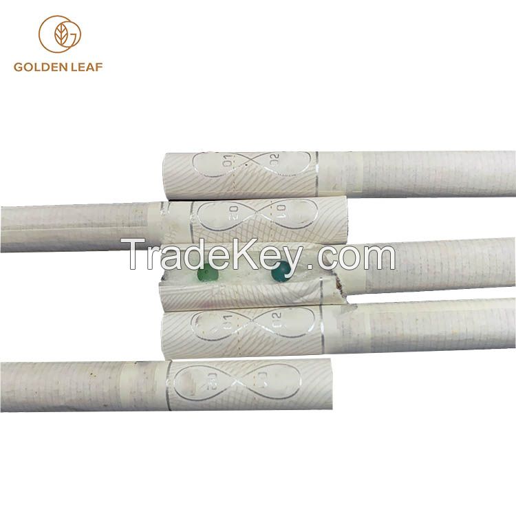 Typical Flavors Food Grade Triple Filter Rods with Capsules Carbon Inserted for Tobacco Packaging