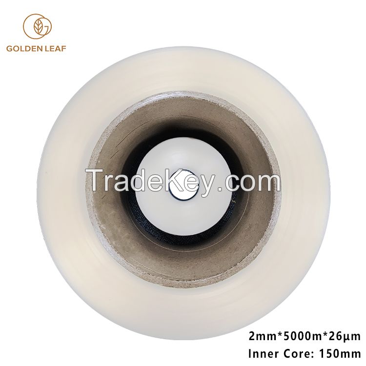 Industry Price High Quality King Size Transparent Packaging Adhesive Tear Tape Cigarette Film In Rolls Tear-off Ribbon for Packaging Carton Box