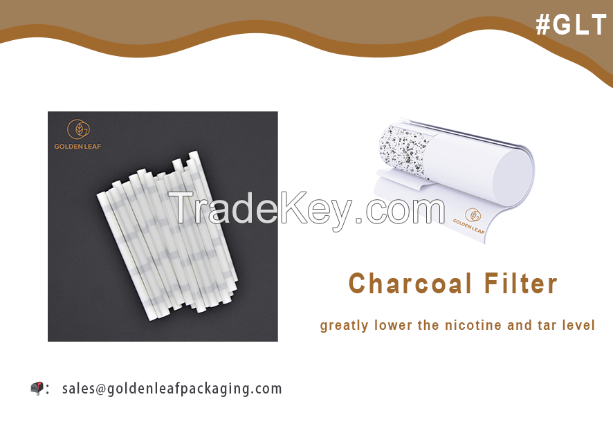 China Made Food Grade Raw Natural Unrefined Cotton Dual Filter Rods for Tobacco Packaging