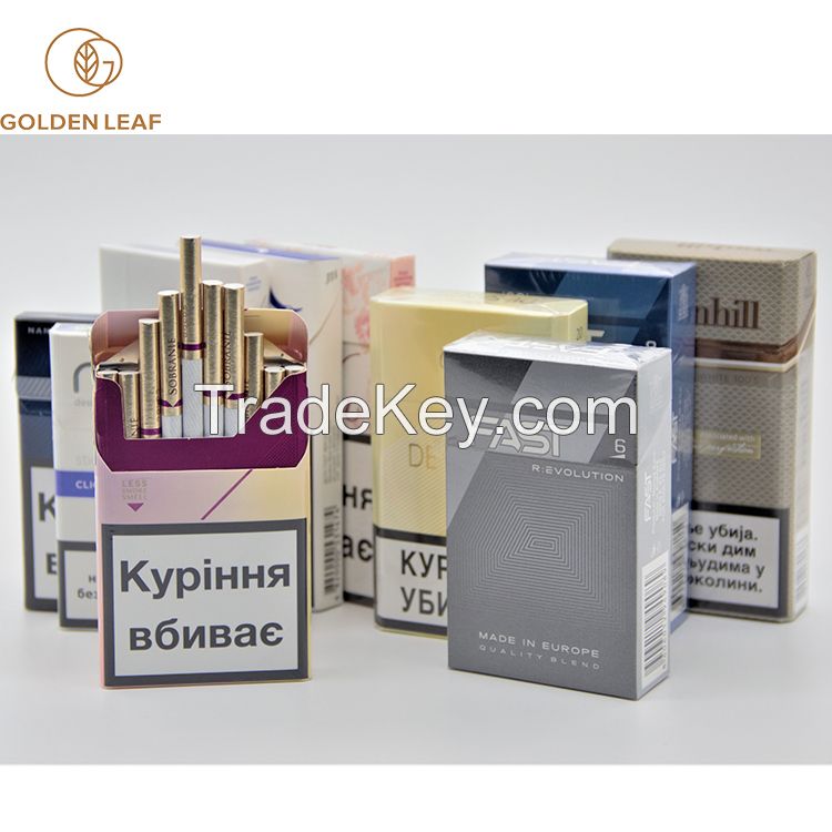 Hot Sales High Quality Custom Multiple Styles Anti-Counterfeiting Shaped Rigid Paperboard Pack Paper Customized Tobacco Cardboard for Tobacco Packaging 