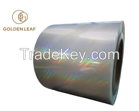 China Made Heavy Duty BOPP Film for Tobacco Packaging Biaxially Stretched Polypropylene Film Adhering Shrink Wrap Rolls for Box 