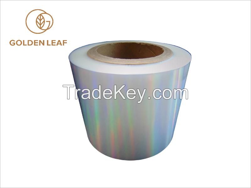 China Made Heavy Duty BOPP Film for Tobacco Packaging Biaxially Stretched Polypropylene Film Adhering Shrink Wrap Rolls for Box 