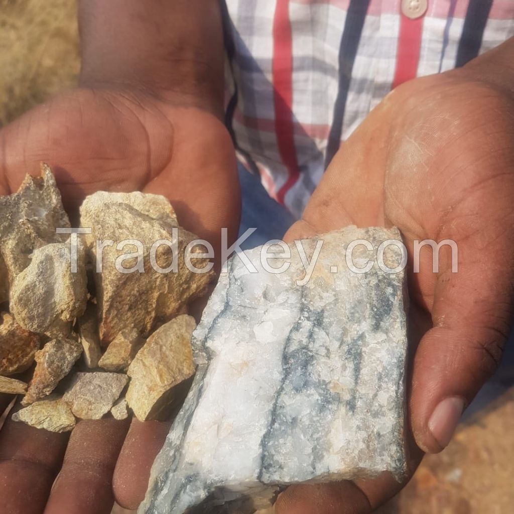 chrome ore, iron ore, beryllium ore