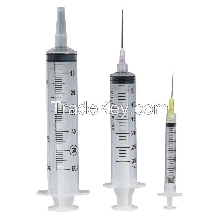 Lock Syringe With Needle, Medical Syringe 1ml 2ml 5ml 10ml