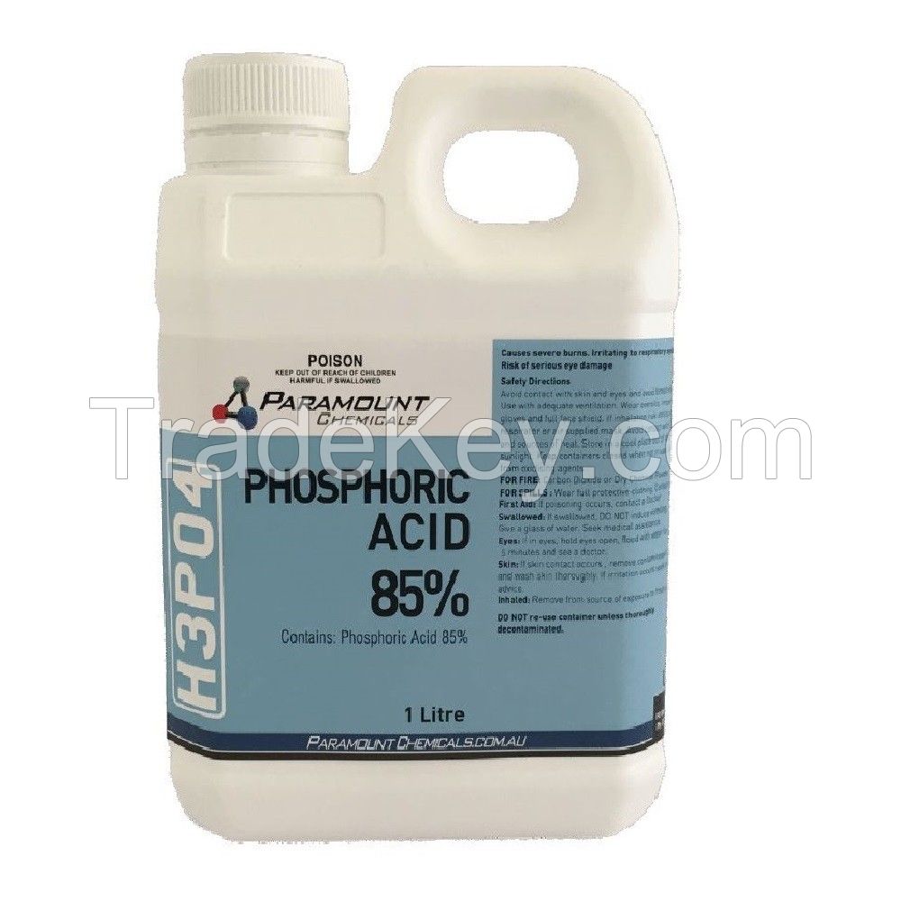 Industrial Food Grade H3PO4 Factory Wholesale Price For Phosphoric Acid 85% 75% Phosphoric Acid